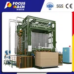 Kereskedelmi rétegelt lemez forró présgép